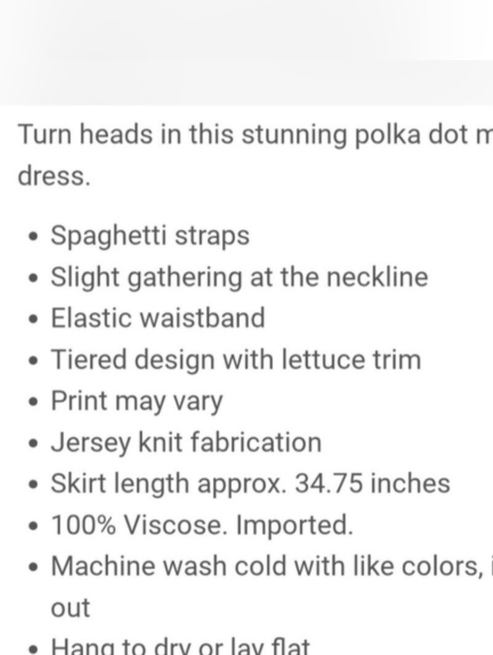 Lascana/Venus High-Neck Polka Dot Halter Maxi Dress - Picture 9 of 9